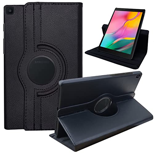 Cedo Samsung Tab A (8 Inch) Flip Cover | Leather Finish | 360 Degree Rotate Back Cover | Shockproof Back Cover Case For Samsung