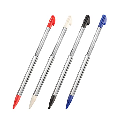 3Ds Xl Stylus Pen, Metal Retractable Replacement Stylus Compatible With Nintendo 3Ds Xl, 4In1 Combo Touch Styli Pen Set Multi Co