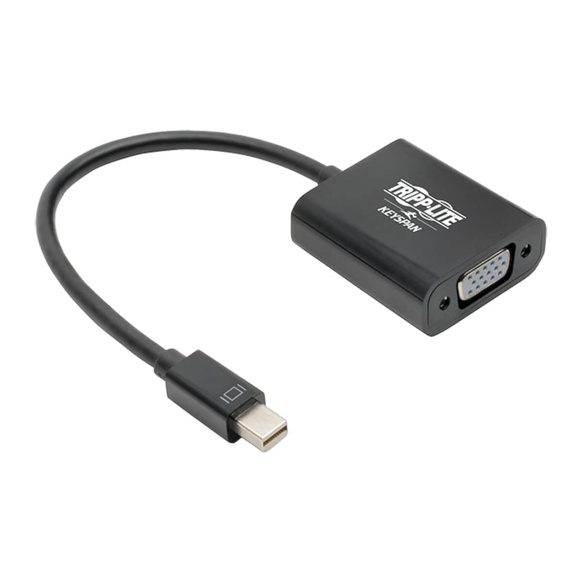Tripp Lite Mini DisplayPort to VGA Adapter Converter Active 1920 x 1200, 1080p Black mDP to VGA (P137-06N-VGAB)