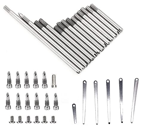 Jiayouy Clarinet Repair Tool Kit 14Pcs Key Rollers + 6Pcs Clarinet Springs + 21 Screws Bb Clarinet Woodwind Instrument Replaceme