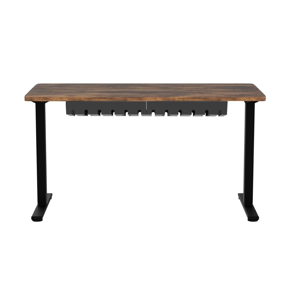 Qiaoyoubang 2 Pcs Of Cable Management Under Desk For Easy Mounting Metal Under Desk Cable Organizer For Office, Home Cable Tray