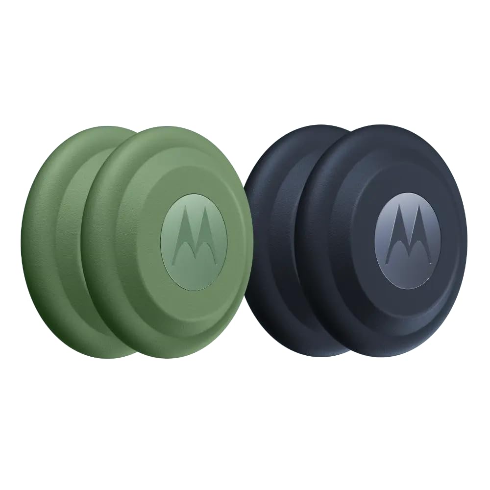 Moto Tag (Xt2445 1) Battery Powered Item Finder, 4 Pack   (2X Blue, 2X Green)