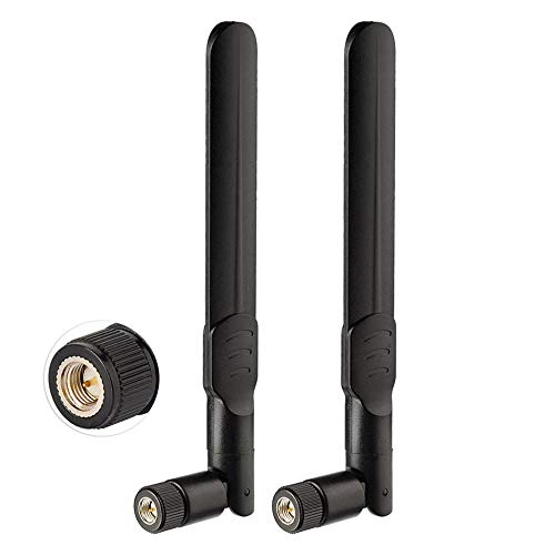 Bingfu 4G Lte 8Dbi Sma Male Antenna (2 Pack) Compatible With 4G Lte Wireless Cpe Router Hotspot Cellular Gateway Trail Camera Ga