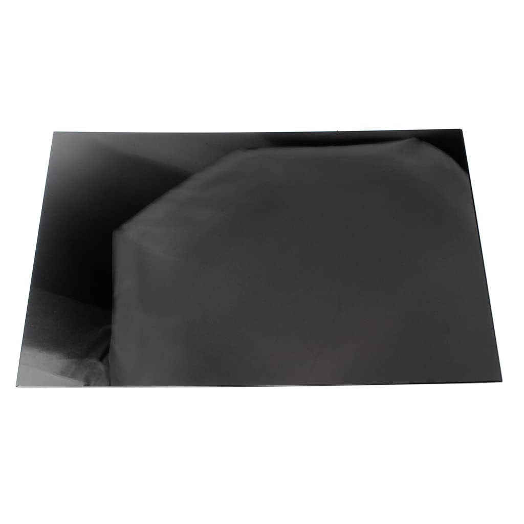 Ogdni 3 Ply Blank Guitar Pickguard Material Scratch Plate Sheet 29 * 44Cm,Black