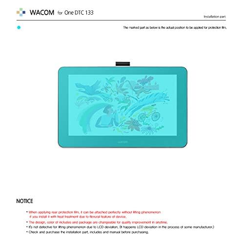 Screen Protector For Wacom One Dtc133W0A, Healing Shield Anti Glare Paper Texture Feeling Matte Screen Protector Lcd Shield Guar
