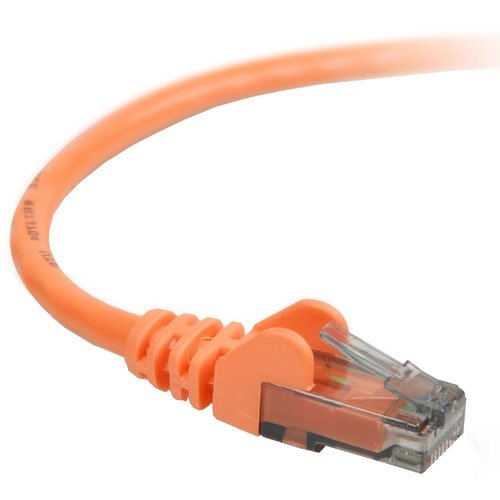 25 Orange Snagless Cat6 Ethernet Patch Cable