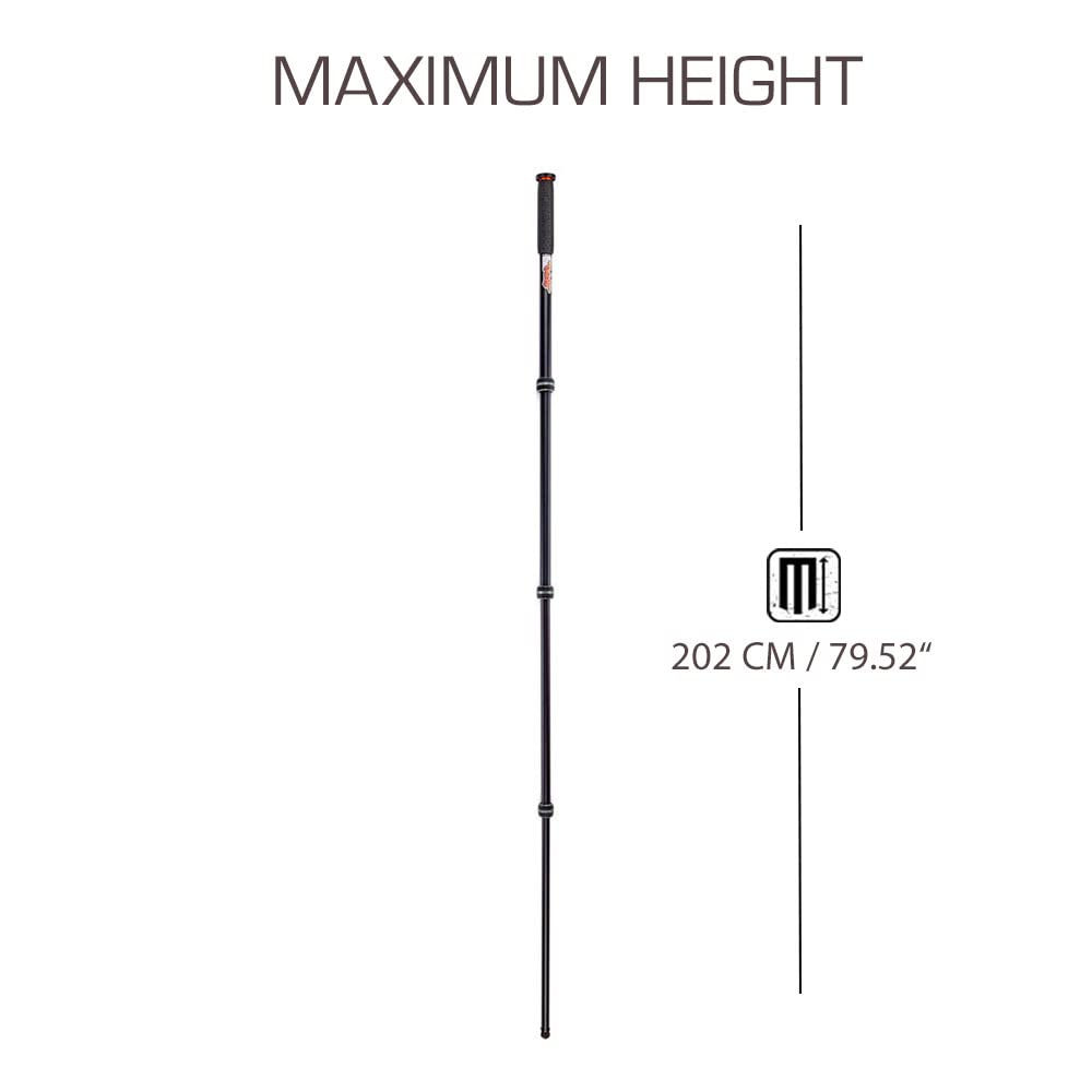 3 Legged Thing Punks Trent 2.0 Monopod   Lightweight Magnesium Alloy Camera Monopod With Multiple Uses For Heavy Equipment (Tren