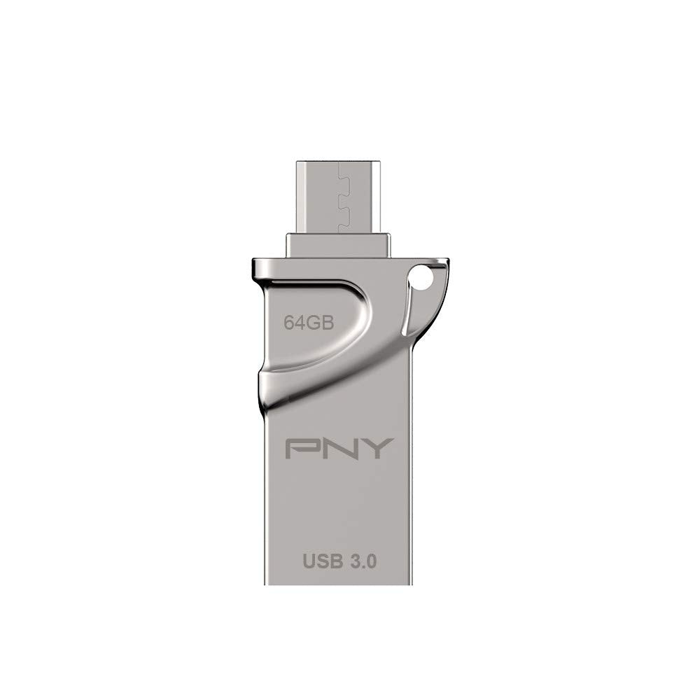 Pny 64Gb Duo-Link Usb 3.0 Otg Flash Drive For Android - (P-Fdi64Gotgto30-Ge)