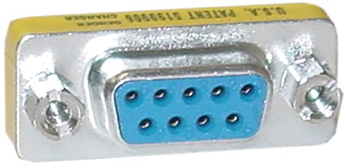 Serial Mini Port Saver/Coupler, Db9 Male To Db9 Female