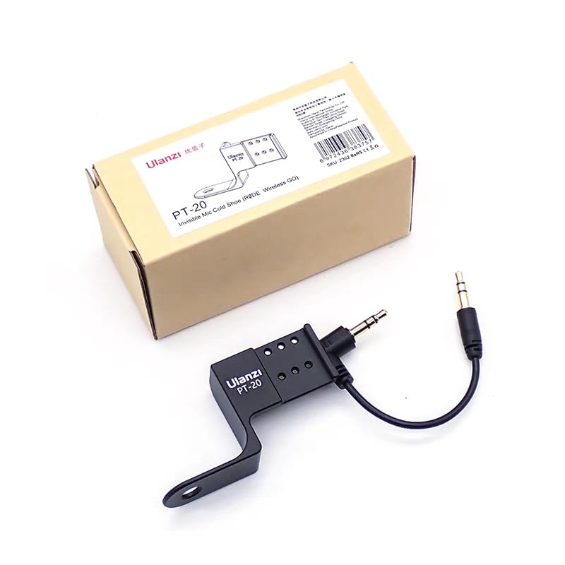 New For Insta360 X3 / One X2 X4 Invisible Mic Cold Shoe For Rode Wireless Go Microphone Holder Ulanzi Pt 20