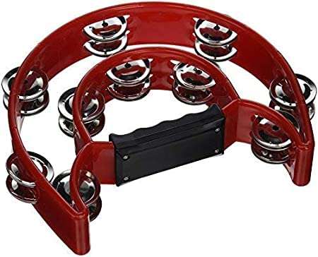Tambourine, Double Cutaway with Double Row of Jingles