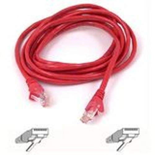 Belkin Category 5E Crossover Molded Patch Cable (Red, 10 Feet)