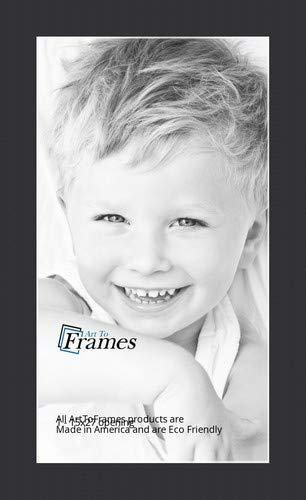 15X27 Smooth Black / Black Custom Mat For Picture Frame With 11X23 Opening Size (Mat Only, Frame Not Included)