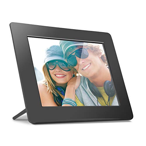 Aluratek 8 Inch Lcd Digital Photo Frame With Auto Slideshow Using Usb Sd/Sdhc (Adpf08Sf)   Black