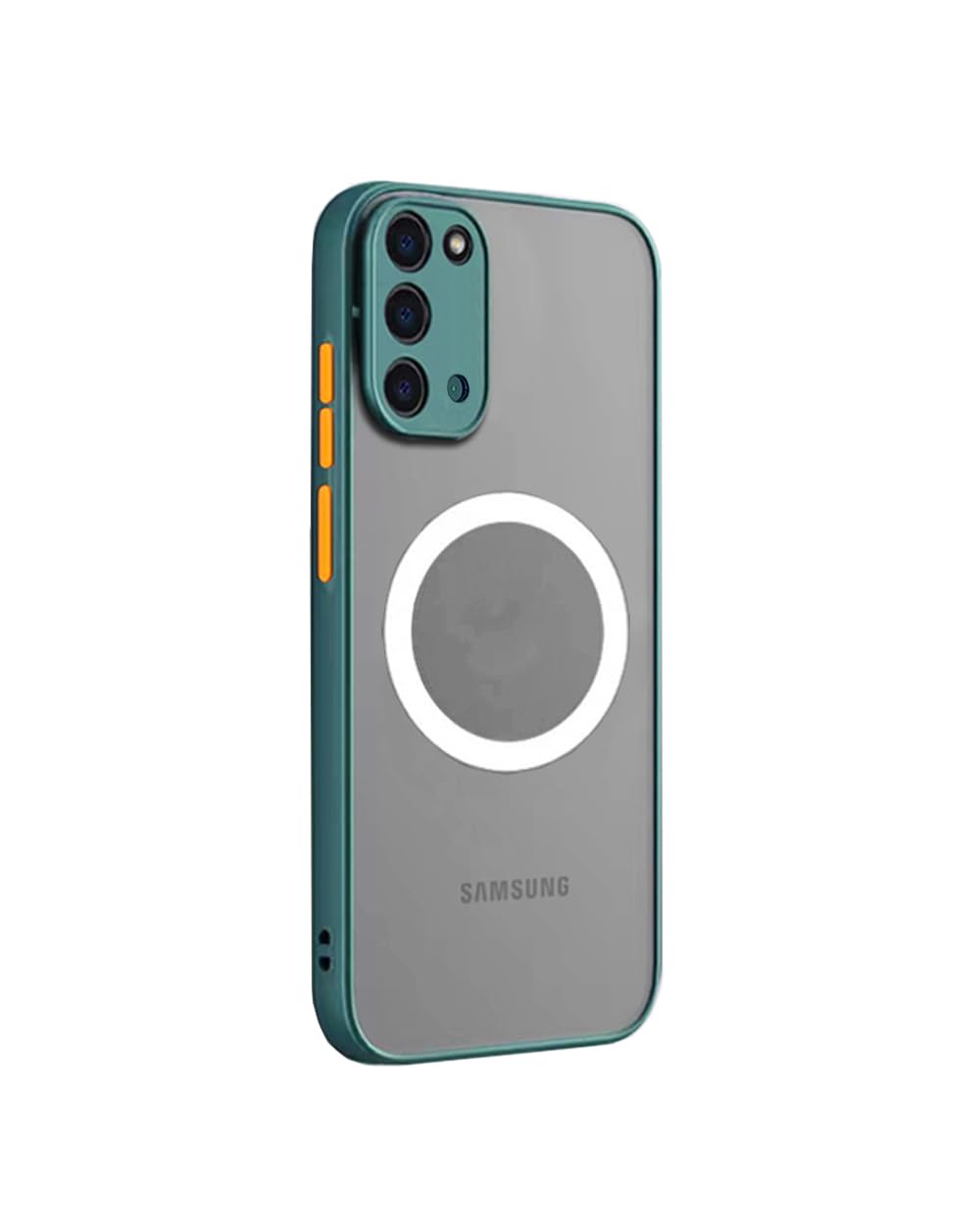 Doowear Galaxy S20 Case Magnetic [Support Magsafe Charger] Wireless Anti-Scratch Shockproof Matte Clear Full Camera Protection S