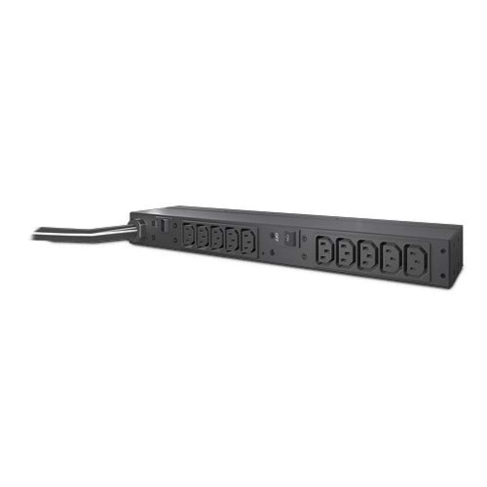 Apc Rack Mount Pdu, Basic 200V 230V/30A, (10) Outlets, 1U Horizontal Rackmount (Ap9571A)