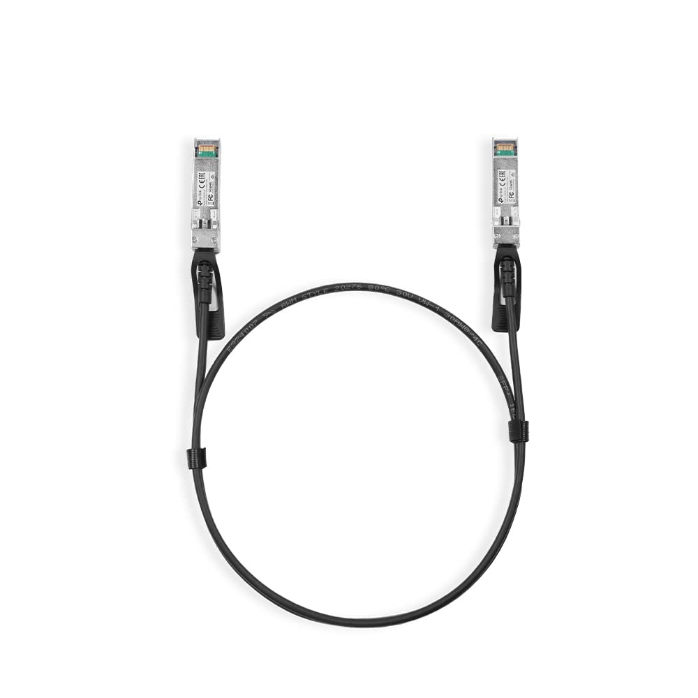 Tp Link Tl Sm5220 1M  1 Meter 33 Feet 10G Sfp+ Direct Attach Cable (Dac)  Passive Twinax Cable  10Gbase Cu Sfp+ To Sfp+ Connecto