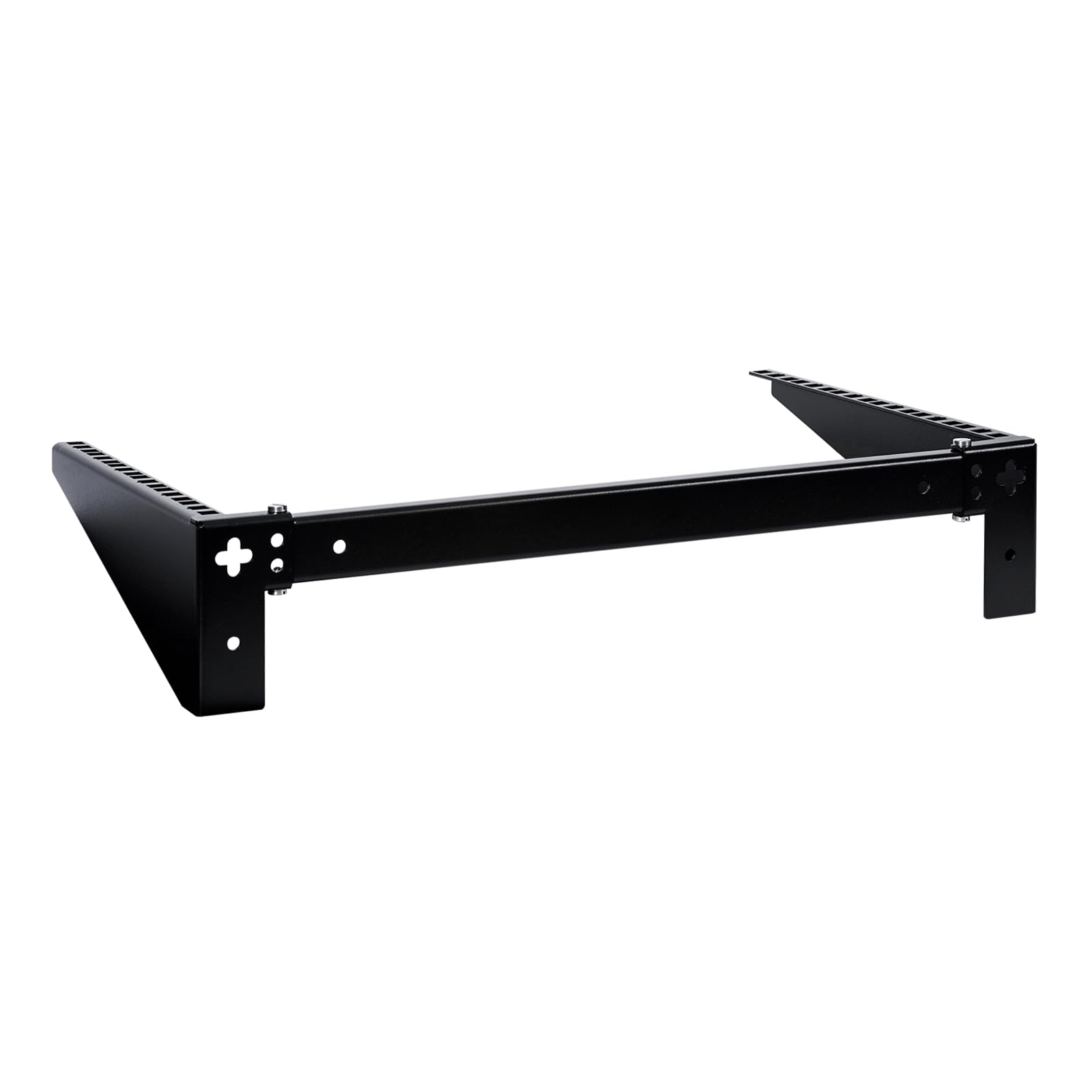 Rackpath 6U Vertical Wall Mount Rack   Heavy Duty 125Lbs Capacity Vertical Mounting Bracket (6U)