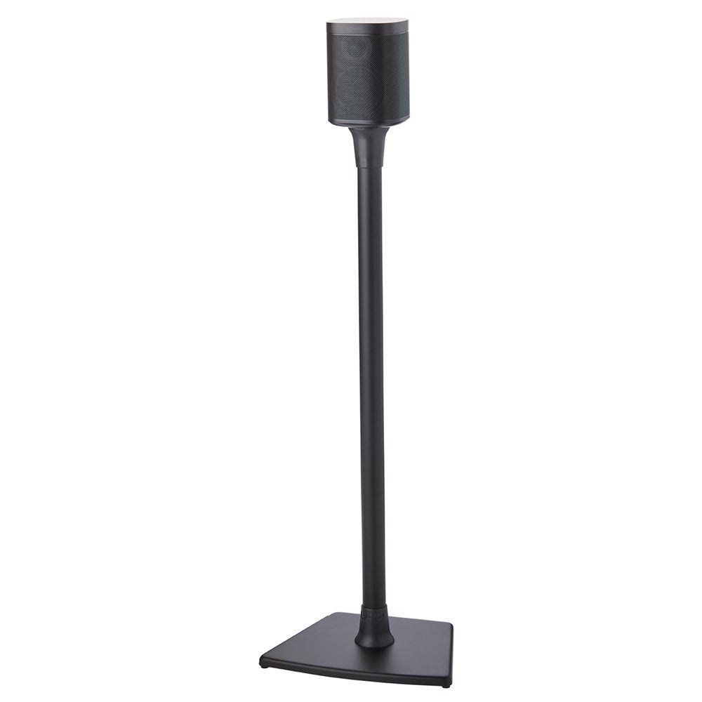 Sanus Wireless Sonos Speaker Stand For Sonos One, Play:1, & Play:3   Audio Enhancing Design With Built In Cable Management   Sin