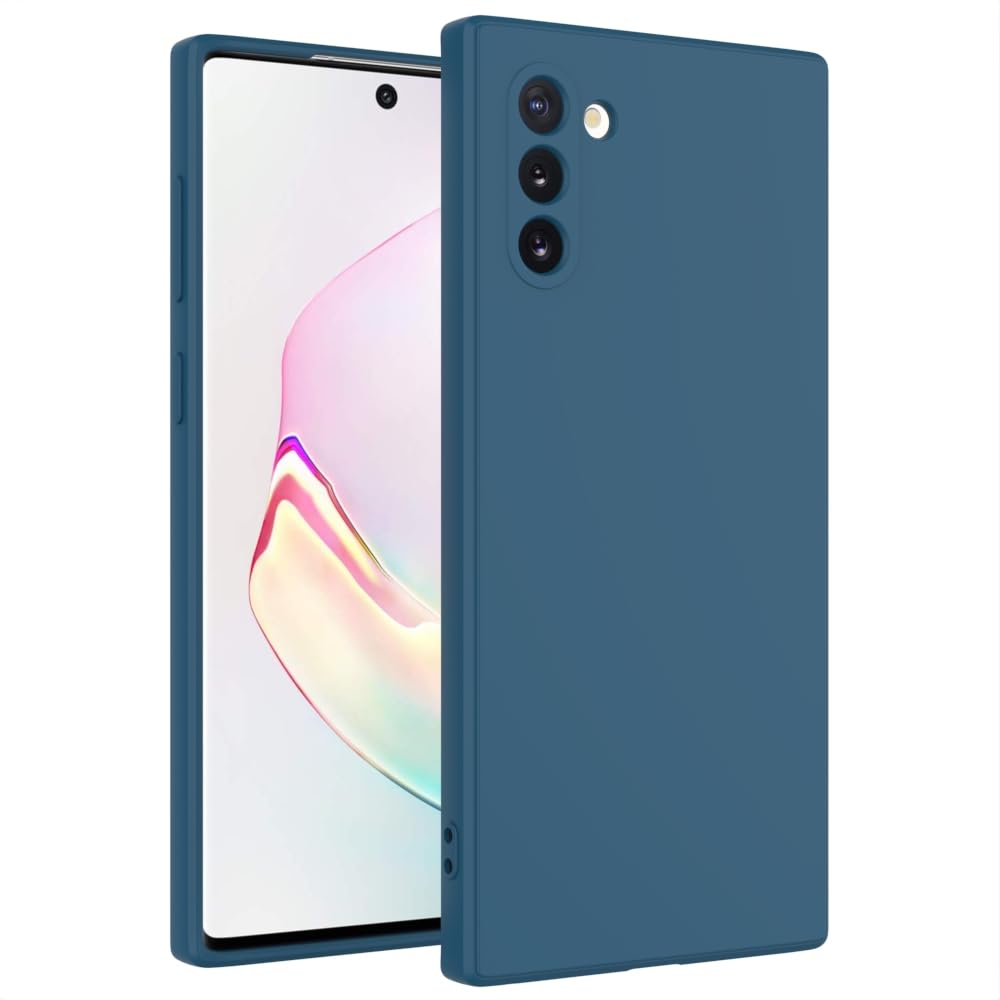 Wogroo For Samsung Galaxy Note 10 Case Dark Blue, Scratch Resistant With Soft Touch, Slim Thin Phone Cover For Samsung Galaxy No