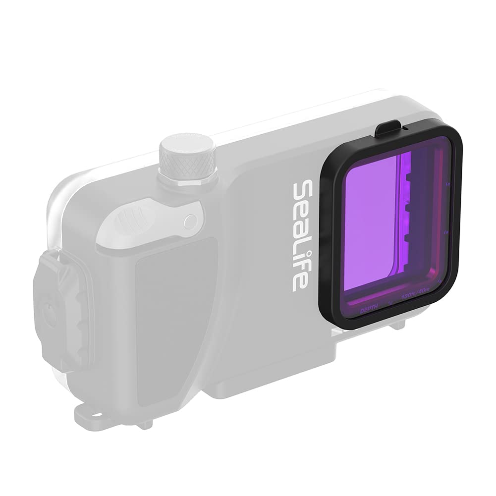 Sealife Sportdiver Removable Color Correction Filter For Underwater Photo And Video, Magenta
