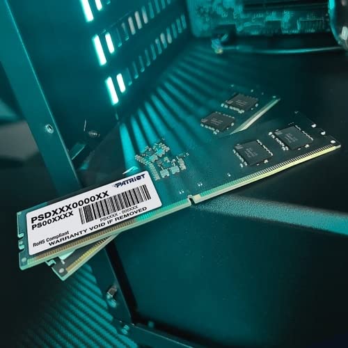 Patriot Signature Ddr5 Ram 16Gb (2X8Gb) 5600Mhz Cl46 Udimm Desktop Memory Kit   Psd532G5600K