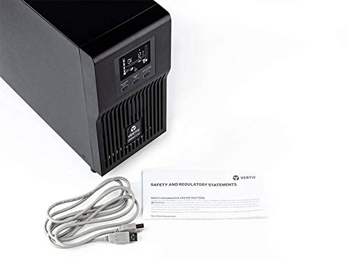 Liebert Psi5 Ups   1440Va 1350W 120V, Line Interactive Avr Mini Tower Sine Wave Ups, 0.9 Power Factor Uninterruptible Power Supp