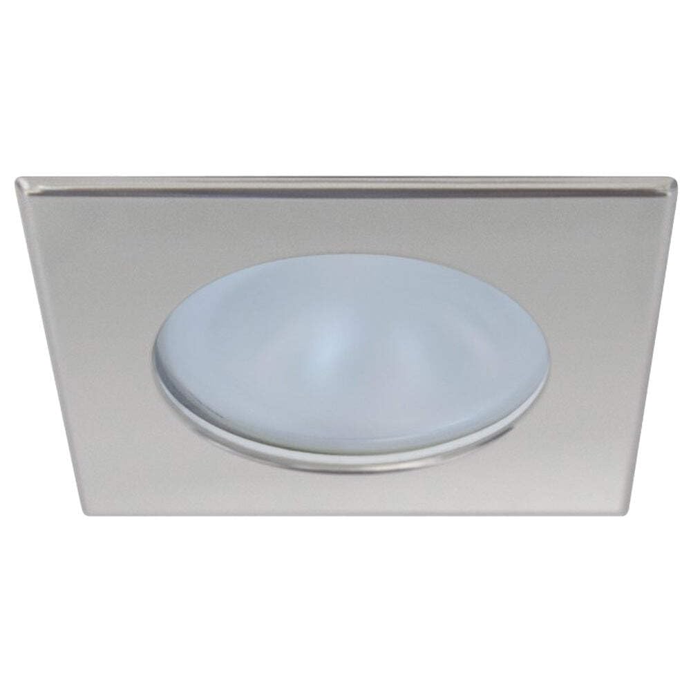 Quick Blake Xp Downlight Led -  4W, Ip66, Screw Mounted - Square Satin Bezel, Round Warm White Light,WBAUVB00TFZ03T4