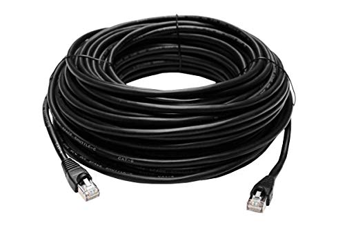 Lorex 100Ft Cat6 Outdoor Extension Cable, Weather Shielded, Cul Cmr Riser Rated, Uv Treated, Direct Burial Underground