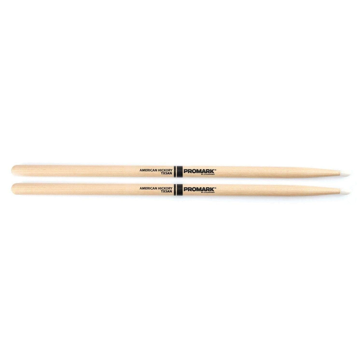 Promark Drum Sticks   Classic Forward Hickory 5A Drumsticks   Drum Sticks Set   Drum Accessories   Wood Drumsticks For Adults & Youth   Oval Nylon Tip   1 Pair