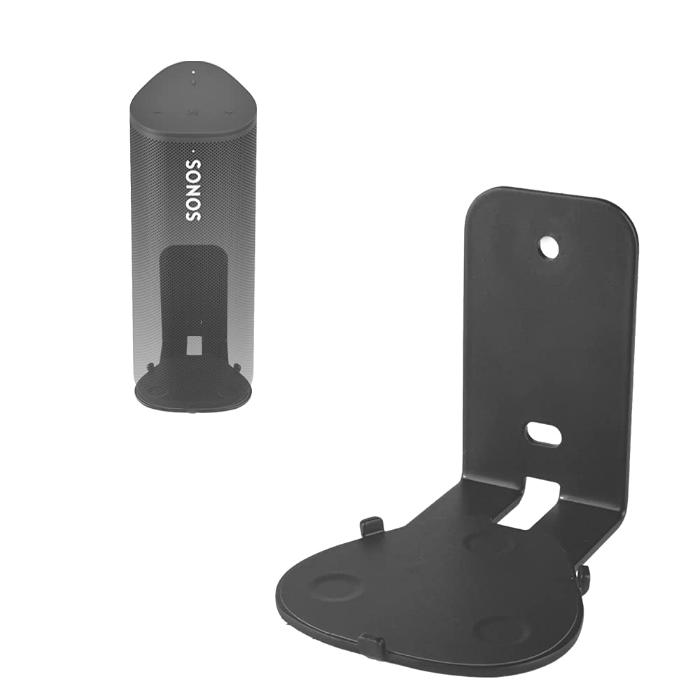 Emaquin Wall Mount Bracket For Sonos Roam/Sonos Roam Sl(Sturdy Metal,Durable Paint Finish,Easy Install On The Wall,Compatible Wi