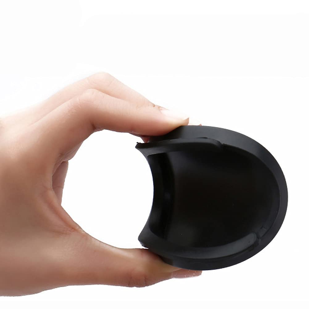 1 Piece Black Round 3.39 Inch Guitar Soundhole Cover Rubber Feedback Buster Cover Accessory