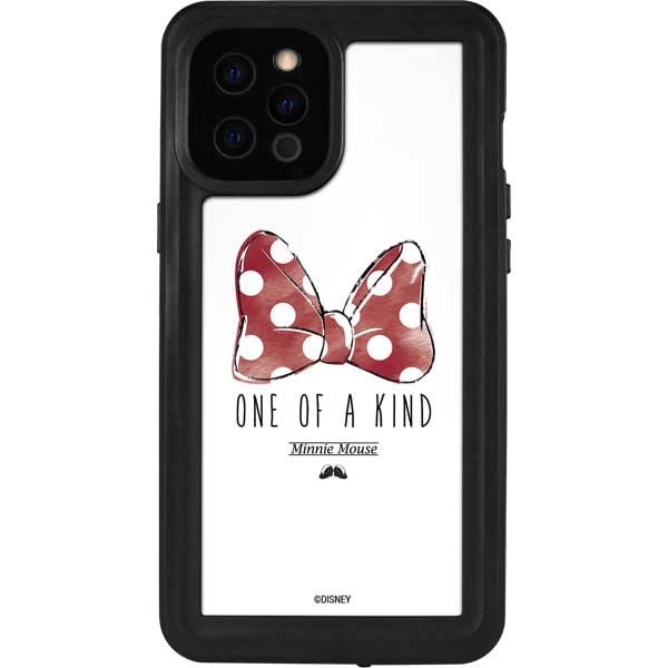Skinit Waterproof Phone Case Compatible With Iphone 12 Pro Max   Officially Licensed Disney Minnie Mouse One Of A Kind Design