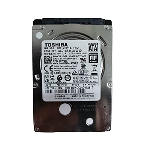 Toshiba Mq01Acf050   500Gb 7200Rpm 2.5'' Sata Hd