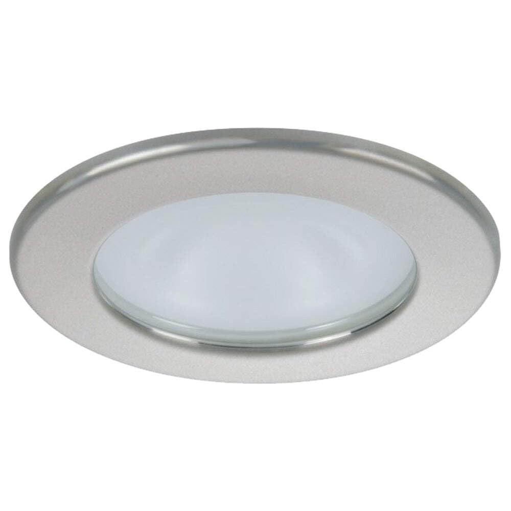 Quick Kai Xp Downlight Led - 4W, Ip66, Spring Mounted - Round Satin Bezel, Round Warm White Light,WBAUVB00TFZ9EGC