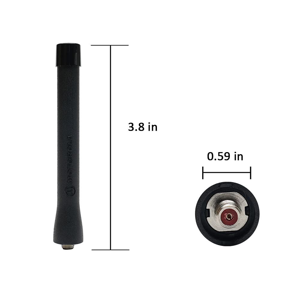 Bvmag Uhf 470 520Mhz Stubby Antenna For Xts5000 Xts3000 Xts2500 Xts1500 Ht1000 Jt1000 Mts2000 Walkie Talkie Two Way Radio 10Pack