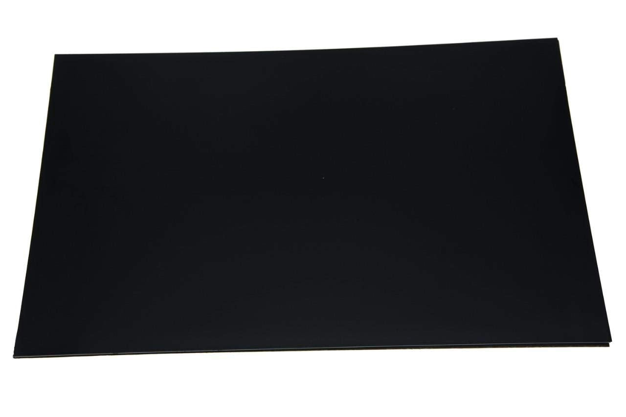 Dopro Blank Guitar Bass Pickguard Material Scratch Plate Material Sheet 290X431Mm Black Pearl