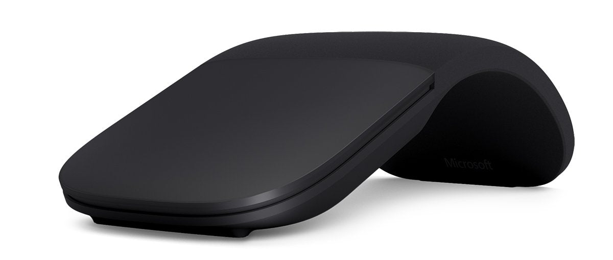 Microsoft Arc Mouse   Black. Sleek,Ergonomic Design, Ultra Slim And Lightweight, Bluetooth Mouse For Pc/Laptop,Desktop Works Wit