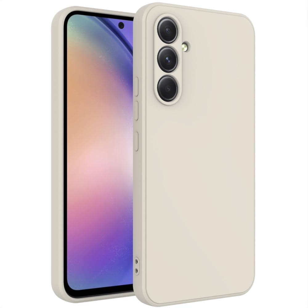 Wogroo For Samsung Galaxy S24 Fe Case White, Scratch Resistant With Soft Touch, Slim Thin Phone Cover For Samsung Galaxy S24 Fe