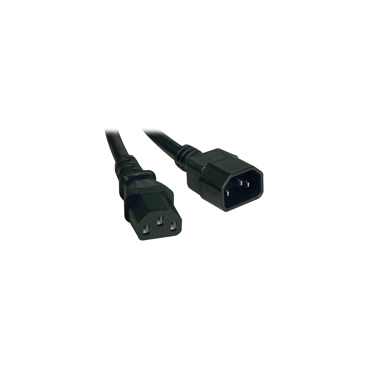 Tripp Lite Computer Power Extension Cord 13A, 16AWG (IEC-320-C14 to IEC-320-C13) 2-ft.(P004-002-13A)
