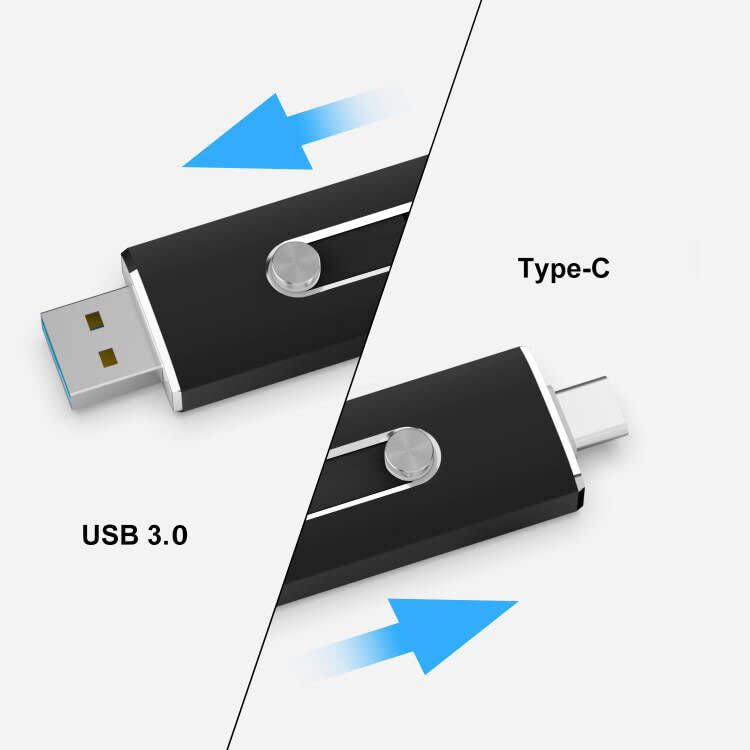Joiot 64Gb Usb C Flash Drive Dual Usb 3.0 Flash Drive Type C + Usb A Portable Type C Flash Drive 2 In 1 Usb C Thumb Drive For Sm