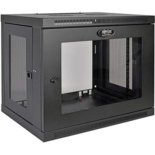 Tripp Lite 9U Wall Mount Rack Enclosure Server Cabinet With Acrylic Glass Window, 16.5'' Deep, Switch Depth (Srw9Ug),Black