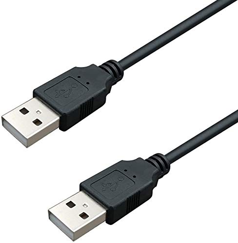 Usb To Usb Cable 3Ft   Bescable A Male To A Male Cord Usb 2.0 Cable In Black Compatible With Hard Drive Enclosures, Dvd Player,