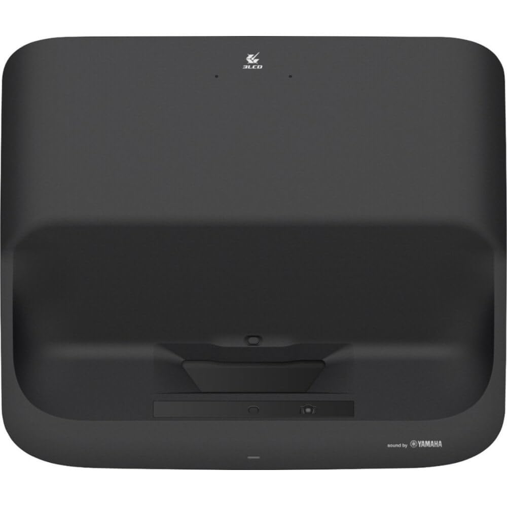 Epson EpiqVision Ultra Short Throw Projector, 3600 Lumens, HDR, Android TV, Black, Model V11HA07120