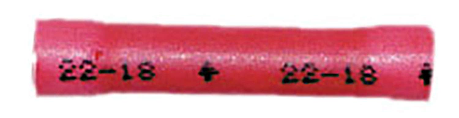 InstallBay by Metra 3MRVBC 22-18 Gauge 3M Red Vinyl Butt Connector (100-Pack)