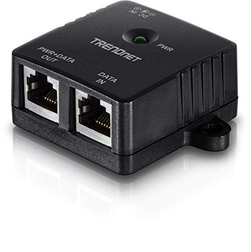 Trendnet Gigabit Power Over Ethernet Injector, Full Duplex Gigabit Speeds, 1 X Gigabit Ethernet Port, 1 X Poe Gigabit Ethernet P