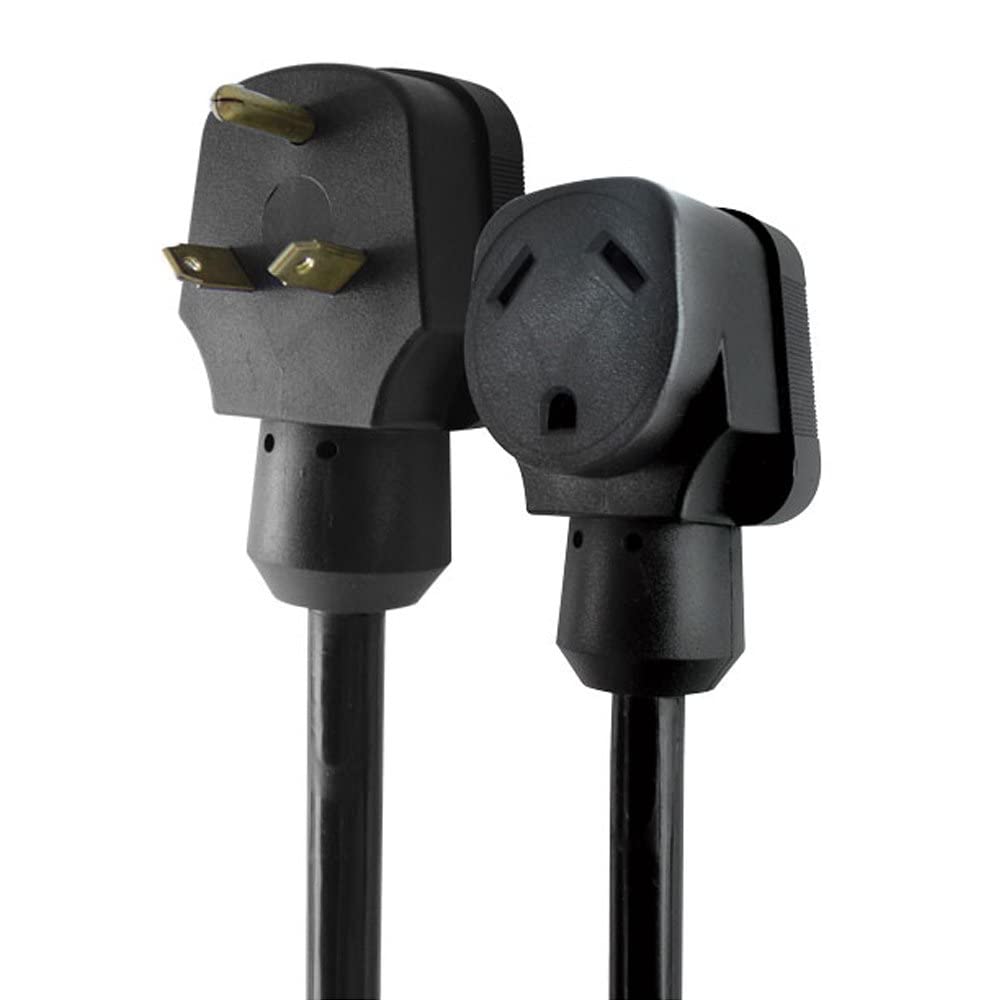 Voltec 16 00559 10/3 Stw 30 Amp Traditional Rv Extension Cord, 50 Foot, Black