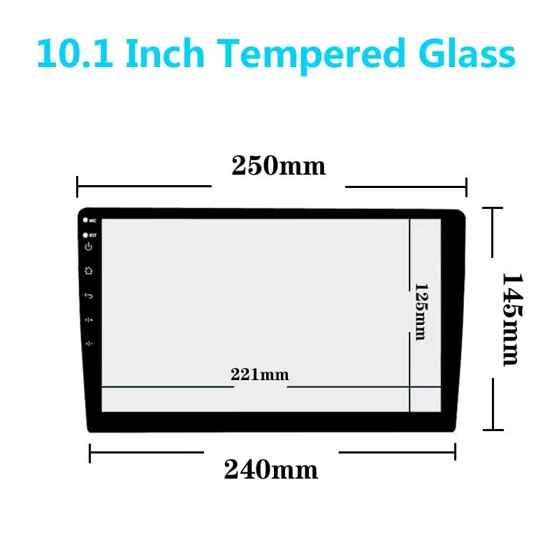 Car Screen Protector 10.1 Inch Car Gps Navigation Tempered Glass Fit For Podofo Teyes Cc3 Cc2 Cc2L Spro X1 Plus Double Din Andro