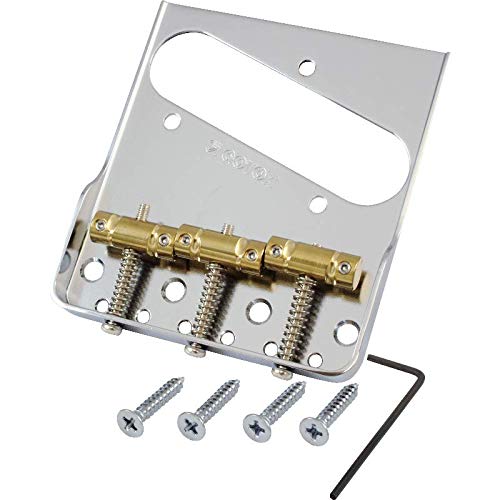 Bridge   Gotoh, Vintage Tele, Cut Down Sides, In Tune Saddles, Color: Chrome