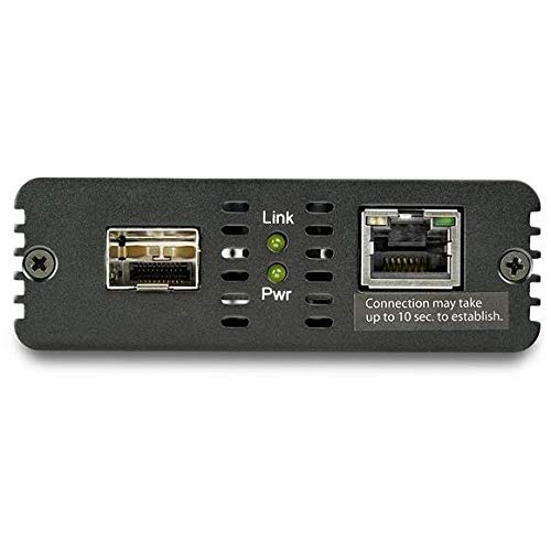 Startech.Com 10Gbe Fiber Ethernet Media Converter For 10Gbps Network 10Gbase-T Sfp To Rj45 Multigigabit Singlemode/Multimode Fib